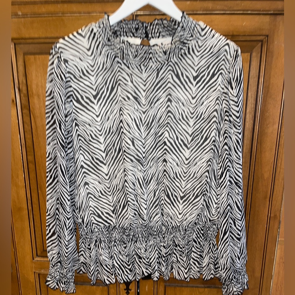 Zebra blouse from Francescas